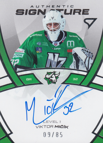 Mičík Viktor 24-25 Tipos Extraliga Authentic Signature Level 1 #SL1-VM