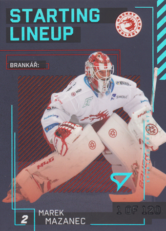 Mazanec Marek 23-24 Tipsport Extraliga Starting Lineup 1st Period #SL-01