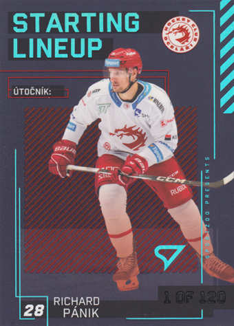 Pánik Richard 23-24 Tipsport Extraliga Starting Lineup 1st Period #SL-04