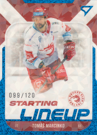 Marcinko Tomáš 22-23 Tipsport Extraliga Starting Lineup 1st Period #SL-05