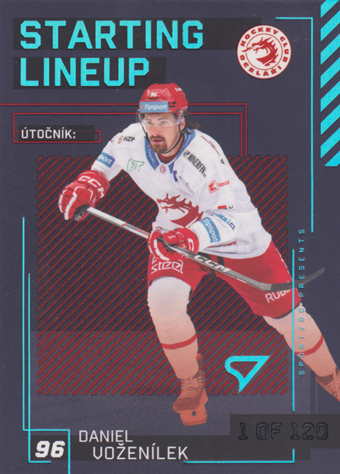 Voženílek Daniel 23-24 Tipsport Extraliga Starting Lineup 1st Period #SL-06