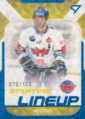 Štencel Jan 22-23 Tipsport Extraliga Starting Lineup 1st Period #SL-14