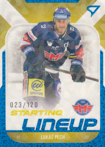 Pech Lukáš 22-23 Tipsport Extraliga Starting Lineup 1st Period #SL-17