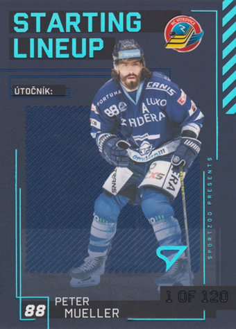 Mueller Peter 23-24 Tipsport Extraliga Starting Lineup 1st Period #SL-24