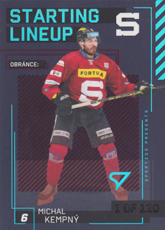 Kempný Michal 23-24 Tipsport Extraliga Starting Lineup 1st Period #SL-26