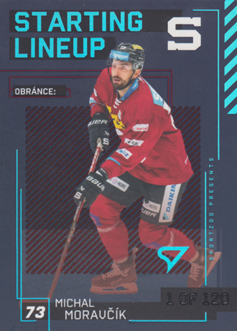 Moravčík Michal 23-24 Tipsport Extraliga Starting Lineup 1st Period #SL-27