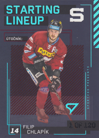 Chlapík Filip 23-24 Tipsport Extraliga Starting Lineup 1st Period #SL-28