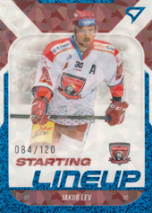 Lev Jakub 22-23 Tipsport Extraliga Starting Lineup 1st Period #SL-29