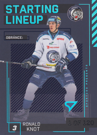 Knot Ronald 23-24 Tipsport Extraliga Starting Lineup 1st Period #SL-32