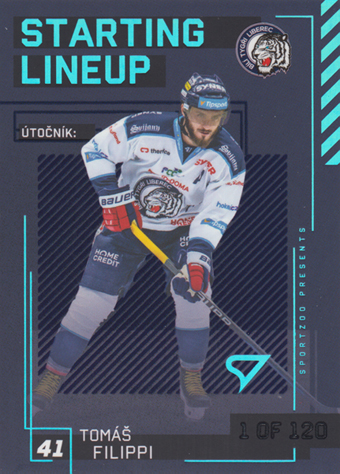 Filippi Tomáš 23-24 Tipsport Extraliga Starting Lineup 1st Period #SL-35