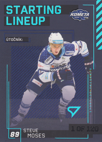 Moses Steve 23-24 Tipsport Extraliga Starting Lineup 1st Period #SL-41