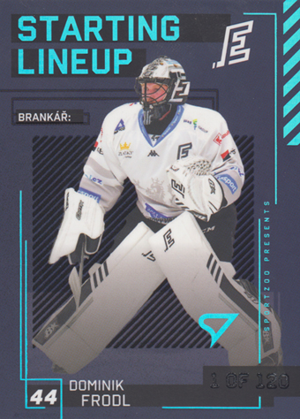 Frodl Dominik 23-24 Tipsport Extraliga Starting Lineup 1st Period #SL-49