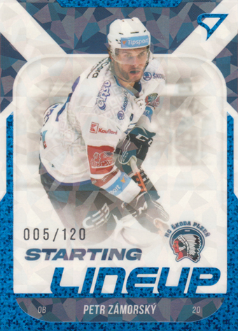 Zámorský Petr 22-23 Tipsport Extraliga Starting Lineup 1st Period #SL-50