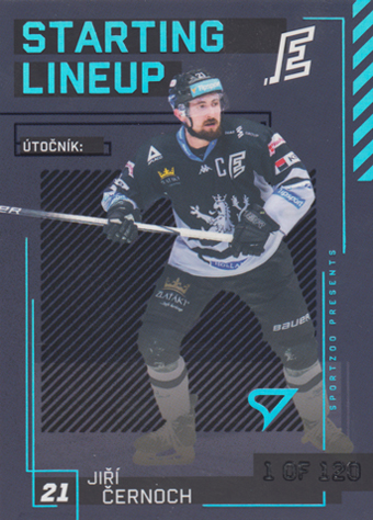 Černoch Jiří 23-24 Tipsport Extraliga Starting Lineup 1st Period #SL-53