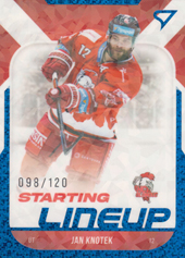 Knotek Jan 22-23 Tipsport Extraliga Starting Lineup 1st Period #SL-59