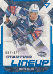 Ďaloga Marek 22-23 Tipsport Extraliga Starting Lineup 1st Period #SL-62