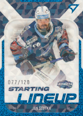 Ščotka Jan 22-23 Tipsport Extraliga Starting Lineup 1st Period #SL-63
