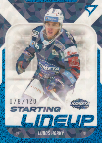 Horký Luboš 22-23 Tipsport Extraliga Starting Lineup 1st Period #SL-64