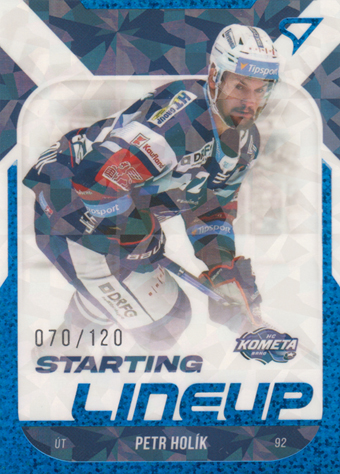 Holík Petr 22-23 Tipsport Extraliga Starting Lineup 1st Period #SL-65