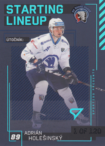 Holešinský Adrián 23-24 Tipsport Extraliga Starting Lineup 1st Period #SL-70