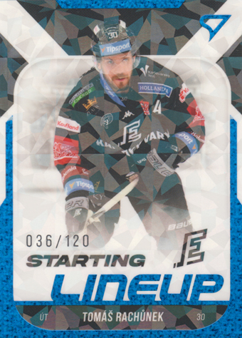 Rachůnek Tomáš 22-23 Tipsport Extraliga Starting Lineup 1st Period #SL-72