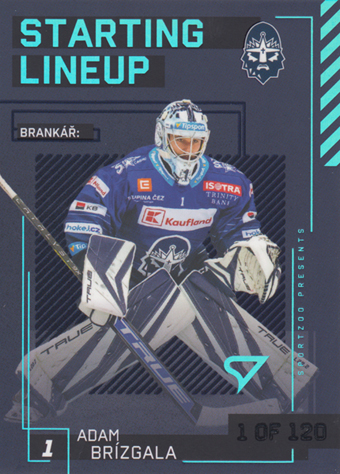 Brízgala Adam 23-24 Tipsport Extraliga Starting Lineup 1st Period #SL-79