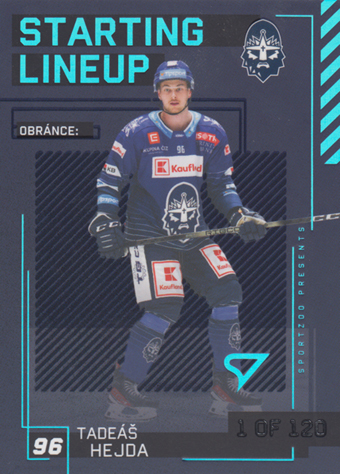 Hejda Tadeáš 23-24 Tipsport Extraliga Starting Lineup 1st Period #SL-81