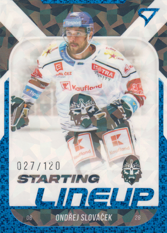 Slováček Ondřej 22-23 Tipsport Extraliga Starting Lineup 1st Period #SL-81