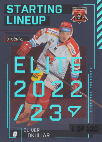 Okuliar Oliver 23-24 Tipsport Extraliga Starting Lineup 1st Period #SL-88