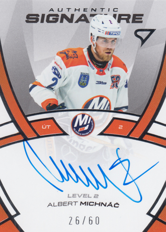 Michnáč Albert 24-25 Tipos Extraliga Authentic Signature Level 2 #SL2-AM
