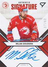 Doudera Milan 21-22 Tipsport Extraliga Signed Stars Level 2 #SL2-DO