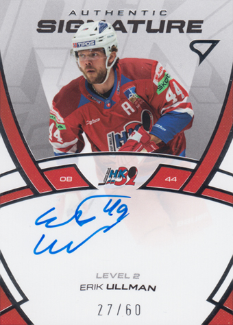 Ullman Erik 24-25 Tipos Extraliga Authentic Signature Level 2 #SL2-EU