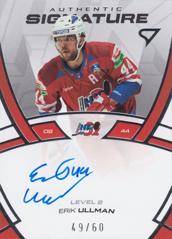 Ullman Erik 24-25 Tipos Extraliga Authentic Signature Level 2 #SL2-EU