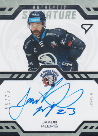 Klepiš Jakub 24-25 Tipsport Extraliga Authentic Signature Level 2 #SL2-JK