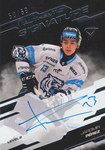 Pérez Jaromír 25-26 Tipsport Extraliga Authentic Signature Level 2 #SL2-JP