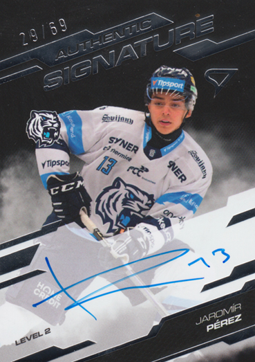 Pérez Jaromír 25-26 Tipsport Extraliga Authentic Signature Level 2 #SL2-JP