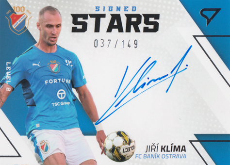 Klíma Jiří 22-23 Fortuna Liga Signed Stars Level 2 #SL2-KL