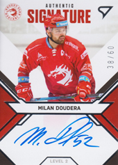 Doudera Milan 21-22 Tipsport Extraliga Signed Stars Level 2 #SL2-DO