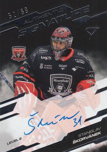 Škorvánek Stanislav 25-26 Tipsport Extraliga Authentic Signature Level 2 #SL2-SS