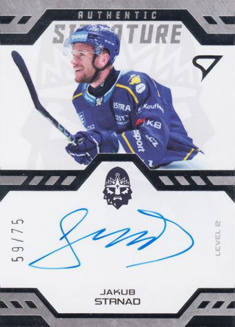 Strnad Jakub 24-25 Tipsport Extraliga Authentic Signature Level 2 #SL2-ST