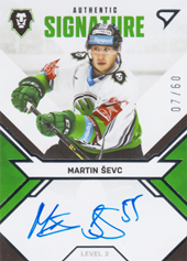 Ševc Martin 21-22 Tipsport Extraliga Signed Stars Level 2 #SL2-SV