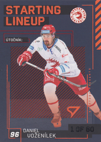 Voženílek Daniel 23-24 Tipsport Extraliga Starting Lineup 2nd Period #SL-06