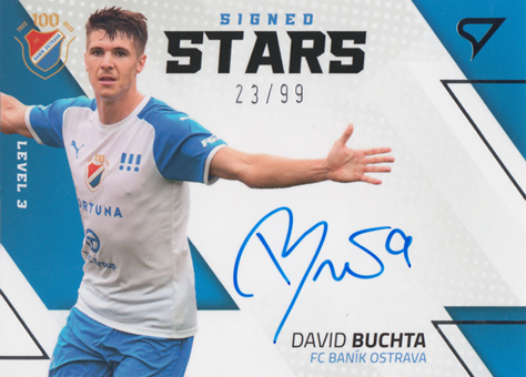 Buchta David 22-23 Fortuna Liga Signed Stars Level 3 #SL3-DB