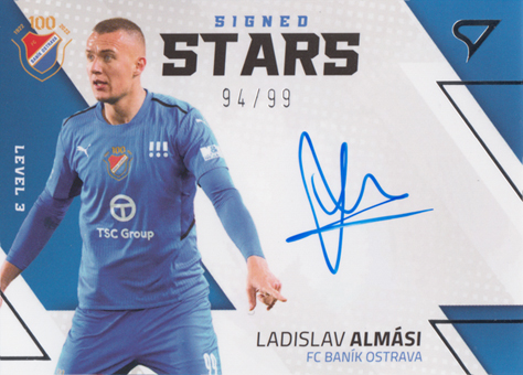 Almási Ladislav 22-23 Fortuna Liga Signed Stars Level 3 #SL3-LA