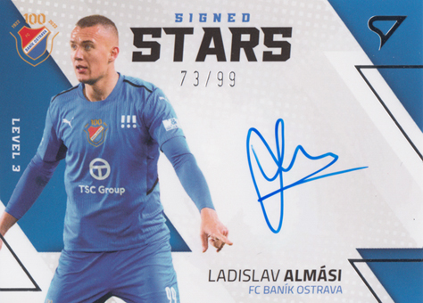 Almási Ladislav 22-23 Fortuna Liga Signed Stars Level 3 #SL3-LA