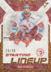 Růžička Martin 22-23 Tipsport Extraliga Starting Lineup 3rd Period #SL-04