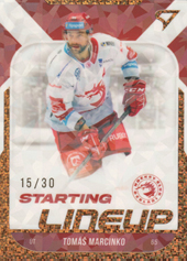 Marcinko Tomáš 22-23 Tipsport Extraliga Starting Lineup 3rd Period #SL-05