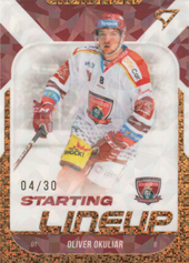 Okuliar Oliver 22-23 Tipsport Extraliga Starting Lineup 3rd Period #SL-30