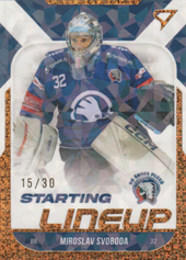 Svoboda Miroslav 22-23 Tipsport Extraliga Starting Lineup 3rd Period #SL-49
