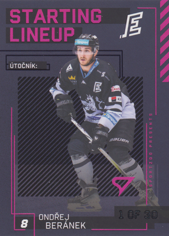 Beránek Ondřej 23-24 Tipsport Extraliga Starting Lineup 3rd Period #SL-52